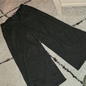 ICHI Ihkate Jacquard crop wide-leg pants size XS.
